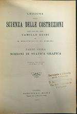 Lezioni sulla scienza delle costruzioni parte prima e seconda