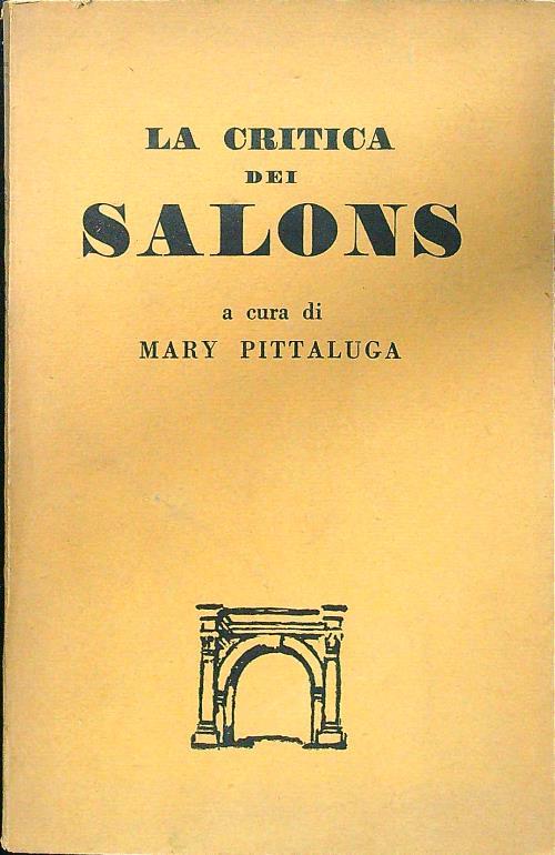 La critica dei salons
