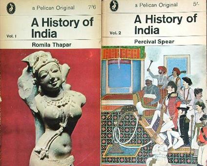 A history of India. 2vv - Percival Spear - copertina