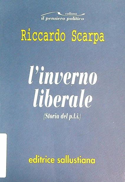 L' inverno liberale - Riccardo Scarpa - copertina