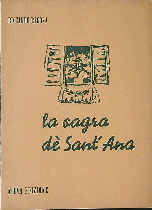 La  saga dè Sant'Ana - Riccardo Regosa - copertina