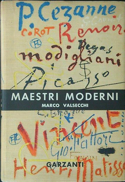 Maestri moderni - Marco Valsecchi - copertina
