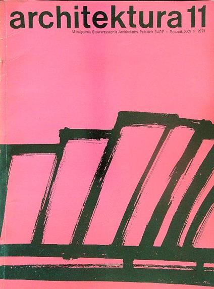 Architektura 11/1971 - copertina
