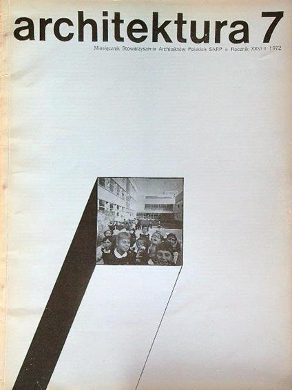 Architektura 7/1972 - copertina