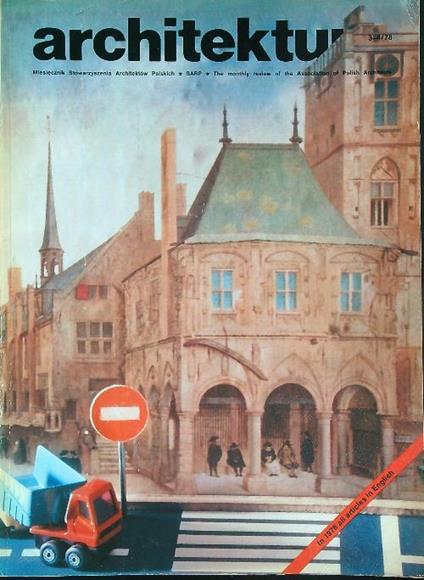 Architektura 3-4/78 - copertina
