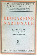 Educazione nazionale. Vol 1