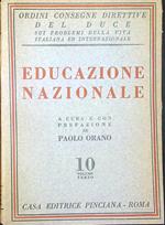 Educazione nazionale 10 Vol terzo