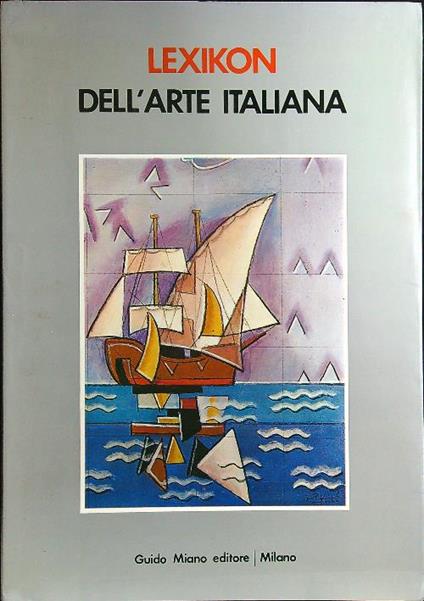 Lexikon dell'arte italiana - copertina