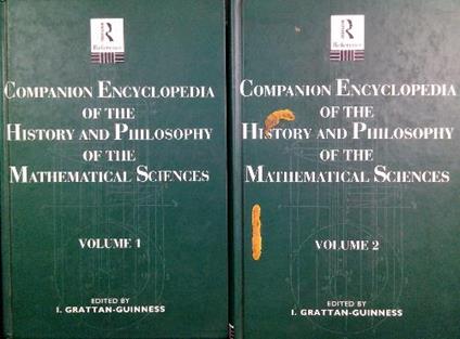 Companion Encyclopedia of the History and Philosophy - Volume 1/2 - copertina