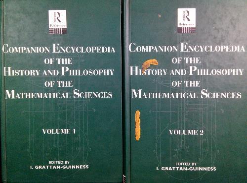 Companion Encyclopedia of the History and Philosophy - Volume 1/2