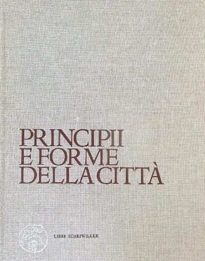 Principii e forme della città - copertina