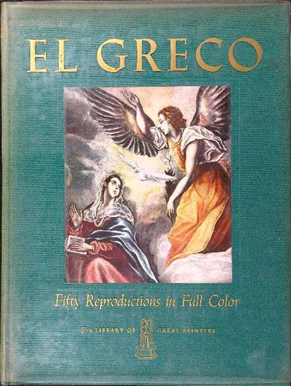 El Greco fifty reproductions in full color - copertina