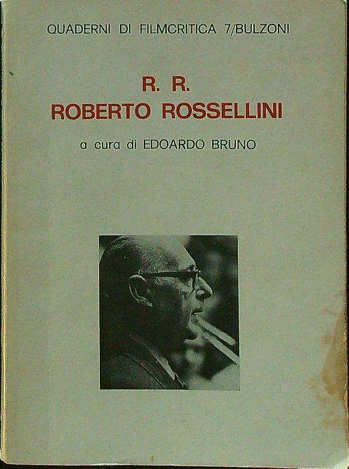 R.R. Roberto Rossellini - Edoardo Bruno - copertina