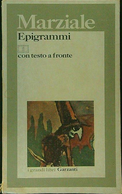 Epigrammi - Marco Valerio Marziale - copertina