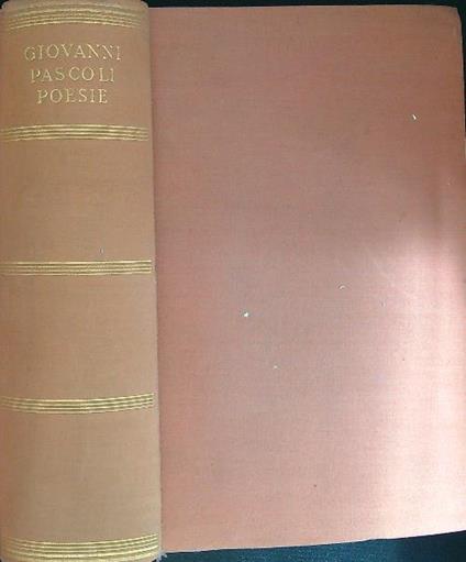 Poesie - Giovanni Pascoli - copertina