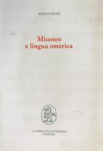 Miceneo e lingua omerica