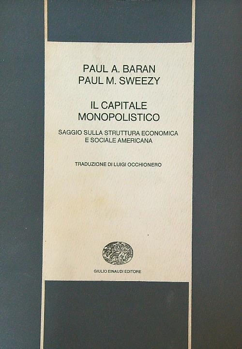 Il  capitale monopolistico