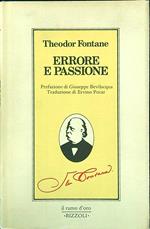 Errore e passione