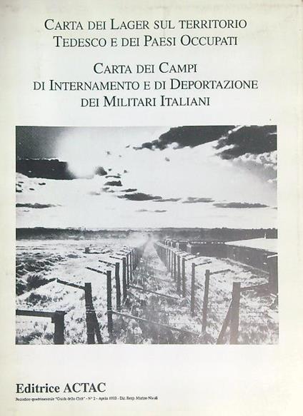 Carta dei lager sul territorio tedesco e dei paesi occupati - copertina