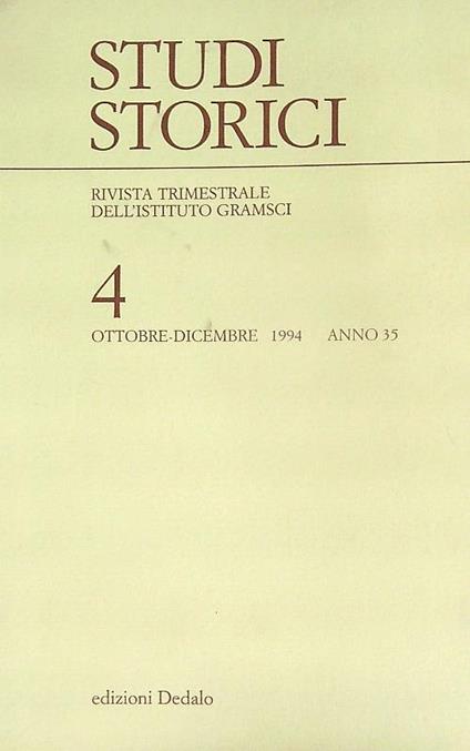 Studi storici 4/1994 - copertina