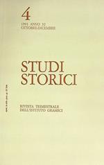 Studi storici 4/1991 Anno 32