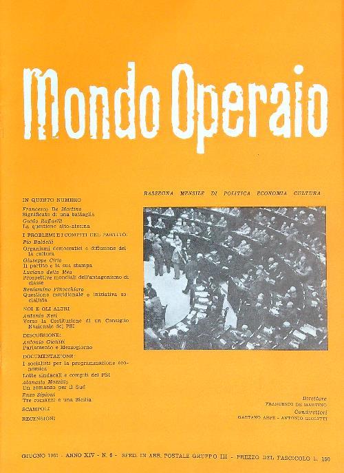 Mondo Operaio 6/1961