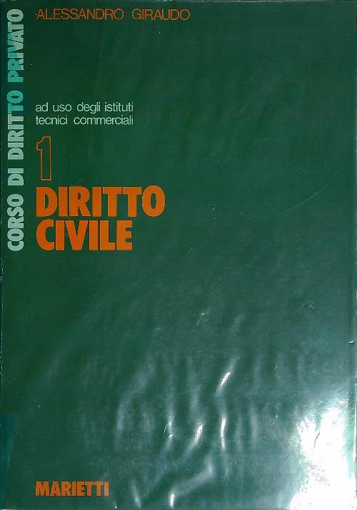 Corso di Diritto privato 1 Diritto civile