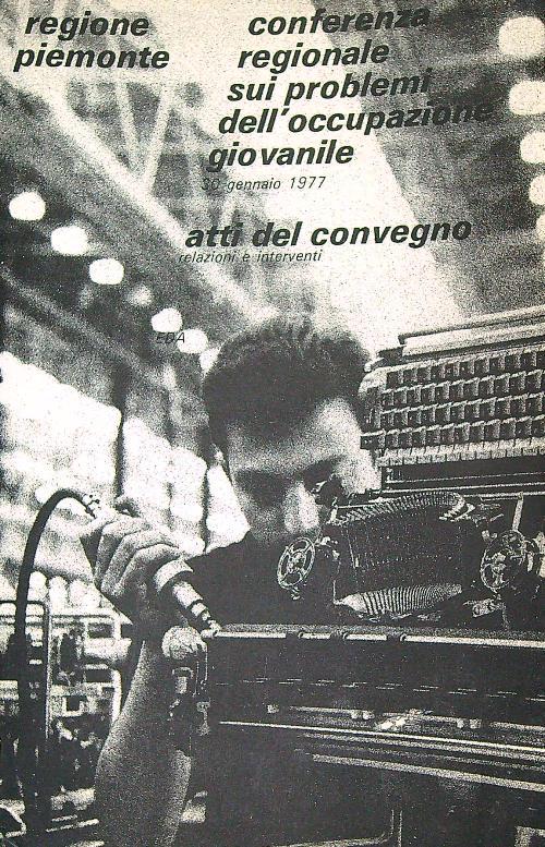 Conferenza regionale sull'occupazione giovanile 1977