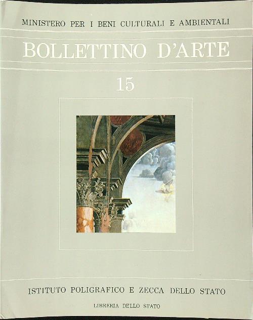Bolletino d'arte 1982/15 - copertina