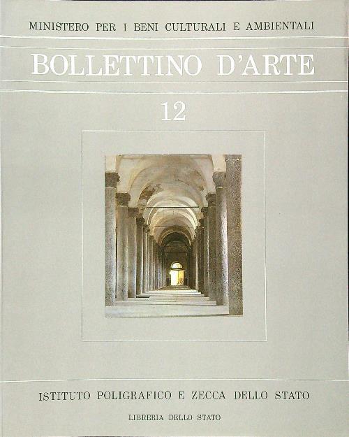 Bolletino d'arte 1981/12 - copertina