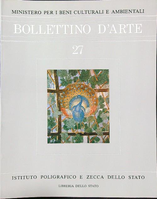 Bollettino d'arte 1984/27