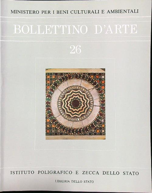 Bollettino d'arte 1984/26