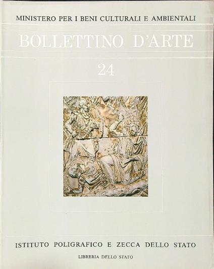 Bollettino d'arte 1984/24 - copertina