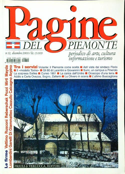 Pagine del Piemonte 12/dicembre 2000