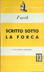 Scritto sotto la forca