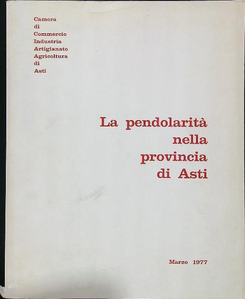 La pendolarità nella provincia di Asti