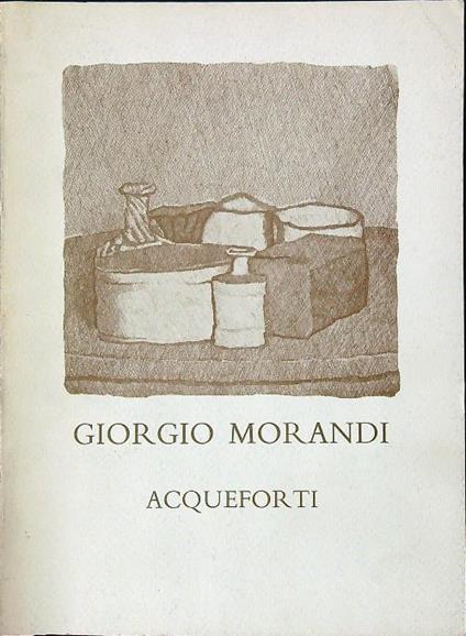Giorgio Morandi Acqueforti - copertina