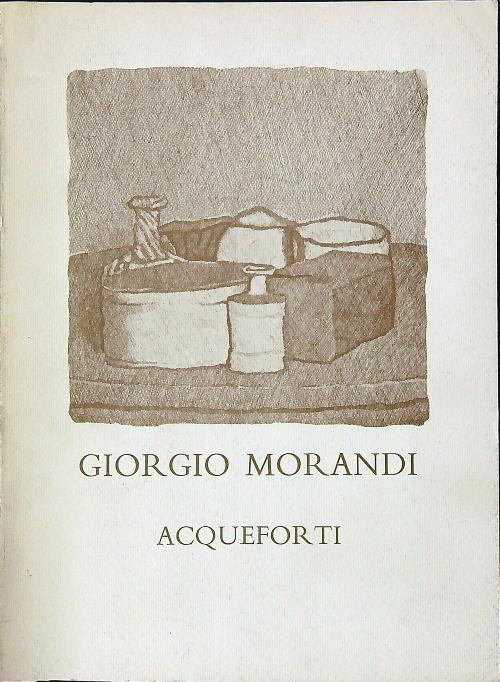 Giorgio Morandi Acqueforti - copertina