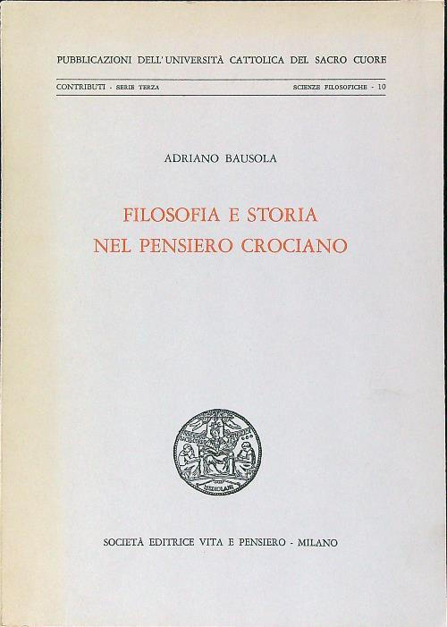 Filosofia e storia nel pensiero crociano