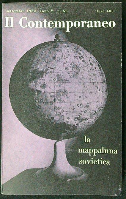 Il contemporaneo anno V settembre 1962 n.52 - copertina