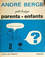 Petit lexique parents-enfants 
