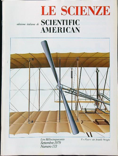 Le scienze 133/settembre 1979 - copertina