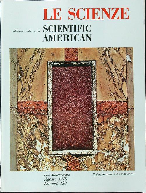 Le scienze 120/agosto 1978