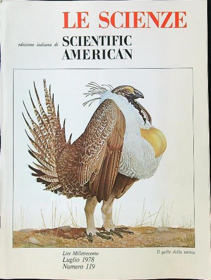Le scienze 119/luglio 1978 - copertina
