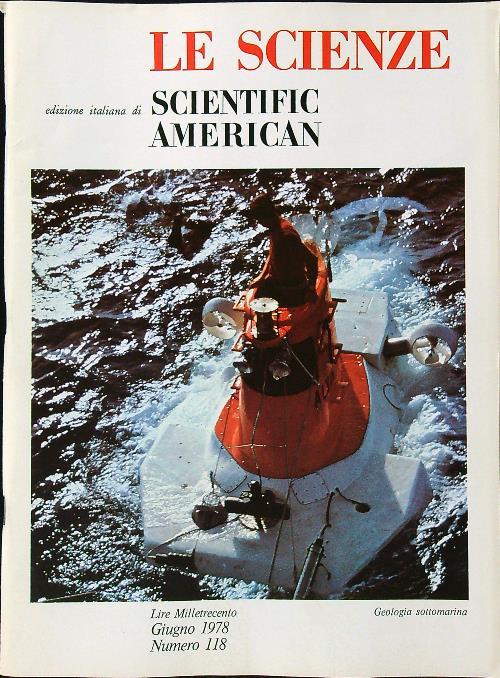 Le scienze 118/giugno 1978