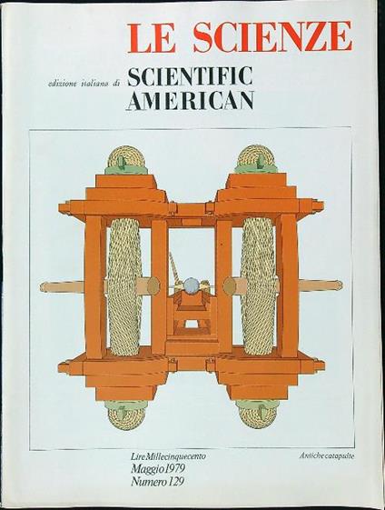 Le scienze 129/maggio 1979 - copertina