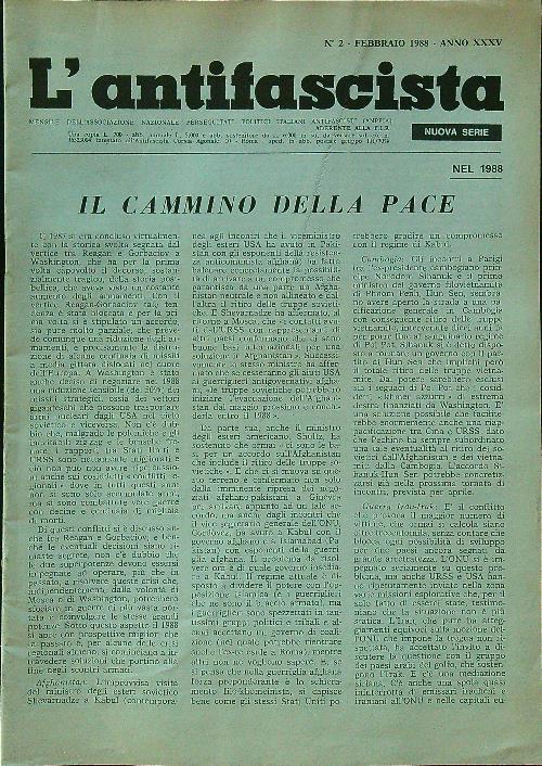 L' antifascista n.2 febbraio 1988