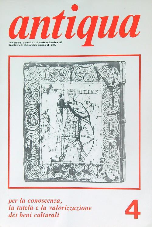 Antiqua 4/1981 - copertina