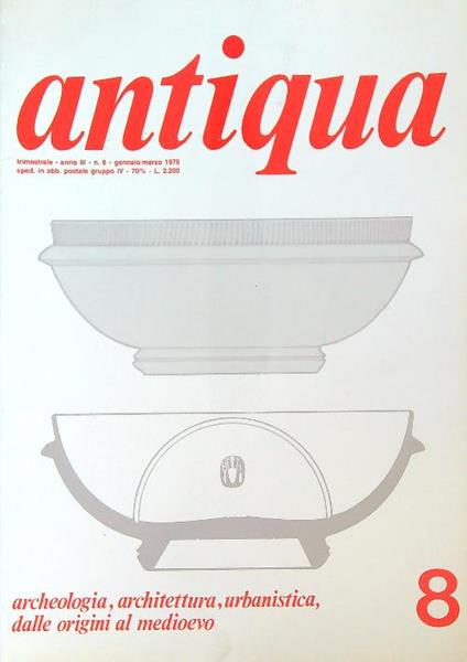 Antiqua 8/1978 - copertina