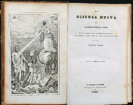 La scienza nuova - Giambattista Vico - copertina